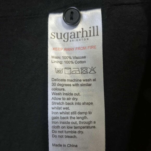 🍄 50% OFF - Magic Forest Long Sleeve Midi Dress Unicorn & Animal Novelty Print - Picture 11 of 12